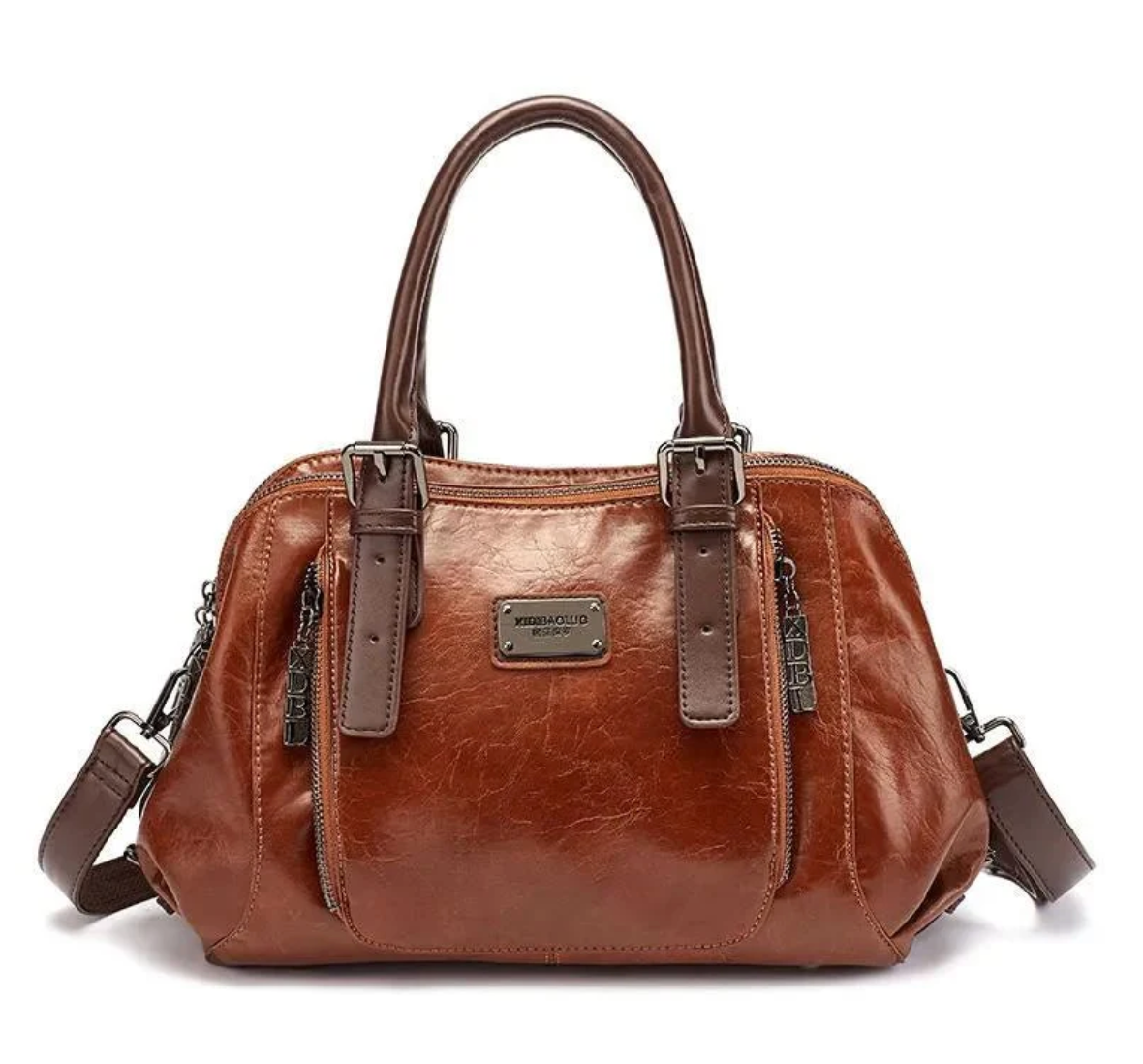 Cláudia | Bolsa de Couro Elegante