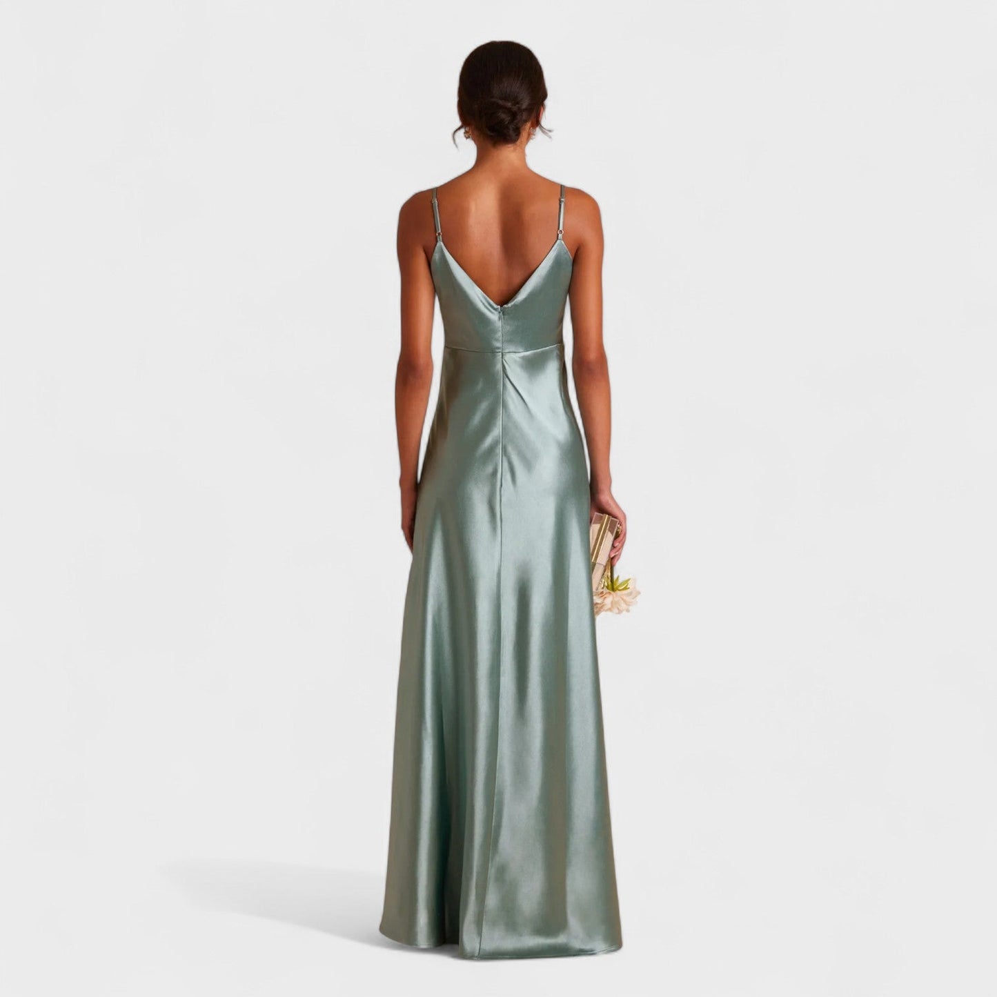 Lucía Satin - Vestido comprido