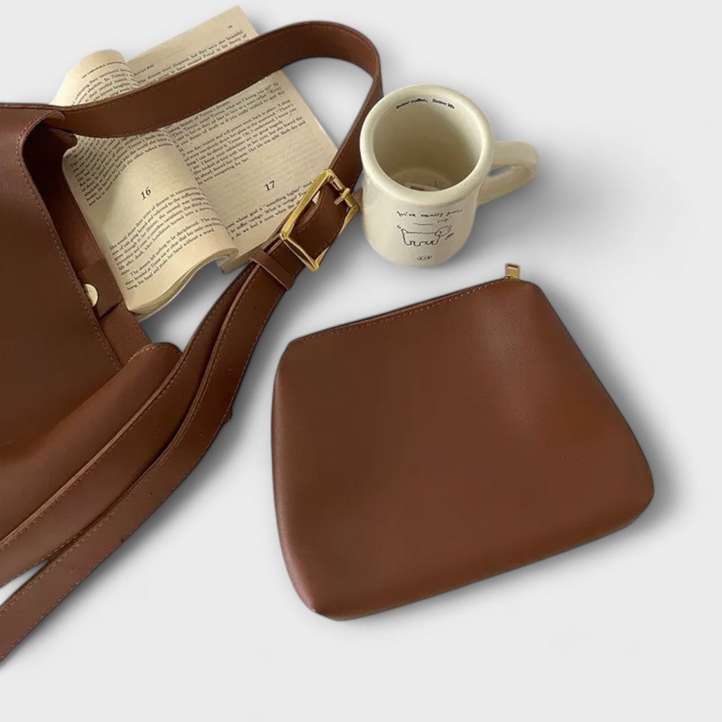 Eliane | Bolsa de Couro Elegante