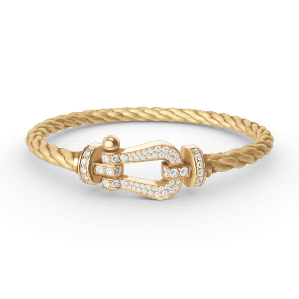 FORCE LARGE HORSESHOE FULL DIAMOND BRACELET VARIANTS