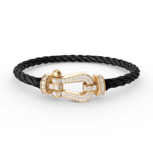 FORCE LARGE HORSESHOE FULL DIAMOND BRACELET VARIANTS