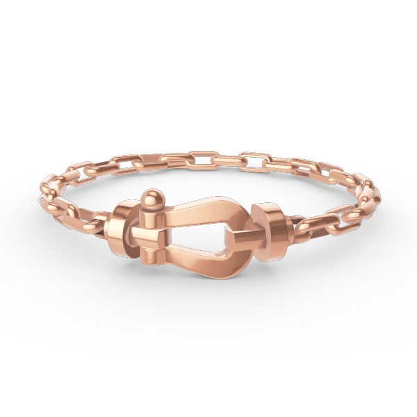 FORCE LARGE HORSESHOE CLASP  METAL BRACELET VARIANTS 2