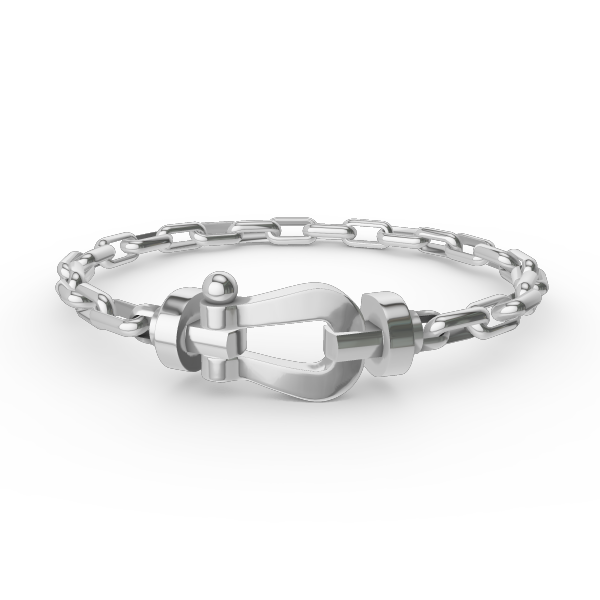 FORCE LARGE HORSESHOE CLASP  METAL BRACELET VARIANTS 2