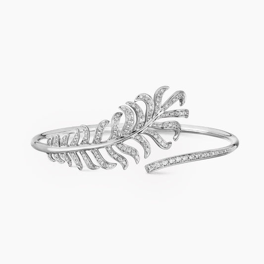 PLUME DE BRACELET SILVER DIAMOND