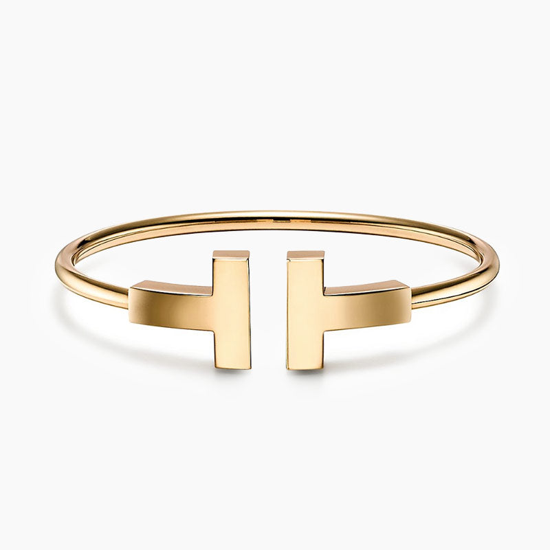 T WIDE WIRE BRACELET