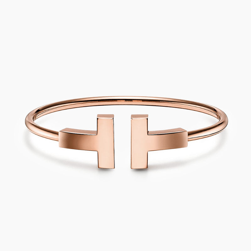 T WIDE WIRE BRACELET