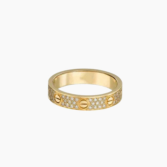 LOVE RING 3.6MM DIAMOND PAVED