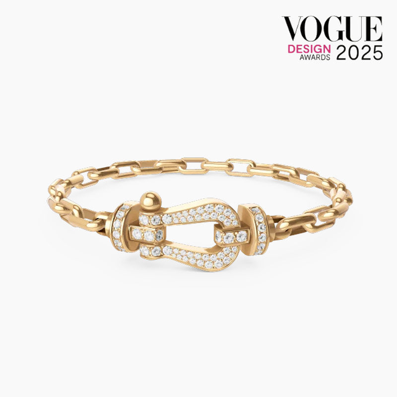 FORCE LARGE HORSESHOE CLASP  METAL BRACELET VARIANTS 2